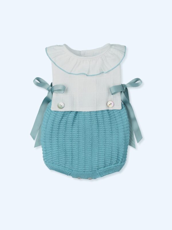 Pelele unisex tejido relieve y punto Vibrant