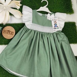 Vestido avispero volante