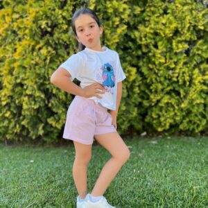 Conjunto STITCH manga corta algodon