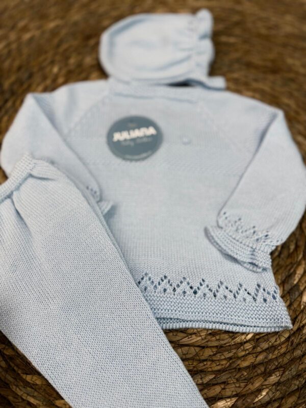 Conjunto polaina hilo 3 pz