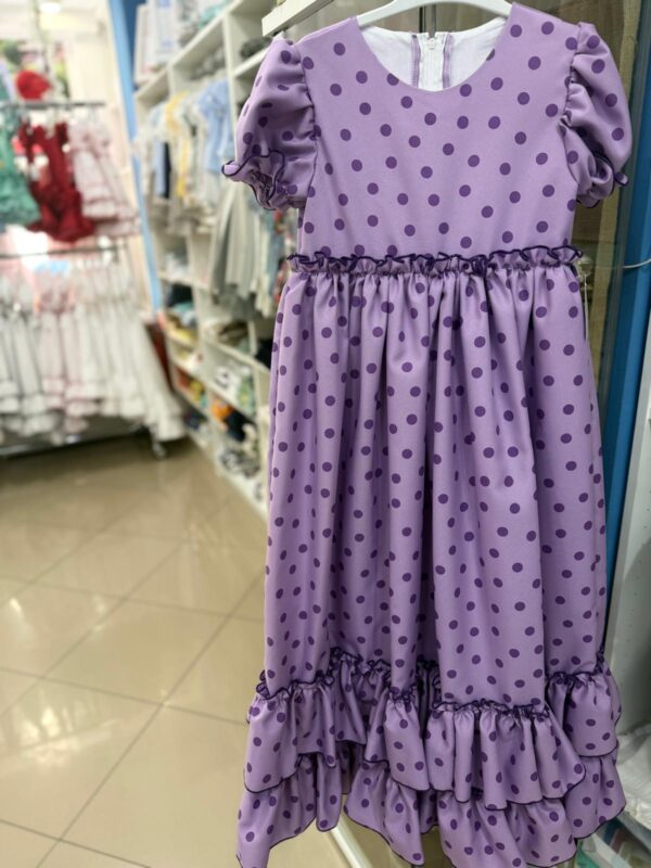 Traje flamenca niña mangas farol - Imagen 10
