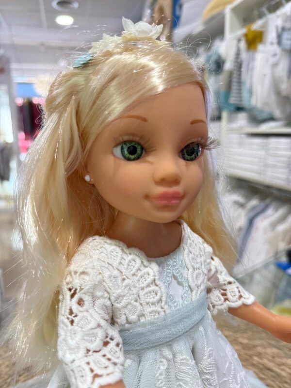 Muñeca BARBI de comunion Indira rubia