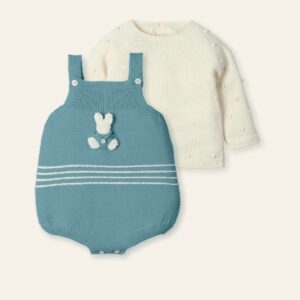 Peto + jersey punto bullones conejito "RABBIT MOONLIGHT
