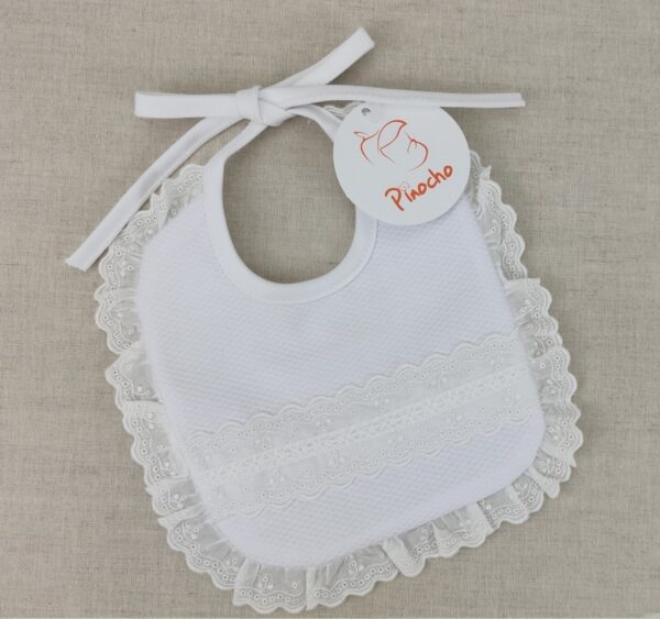 Babero de vestir impermeable Tejido piqué Rizo 100% Algodón Soporte 100% PVC