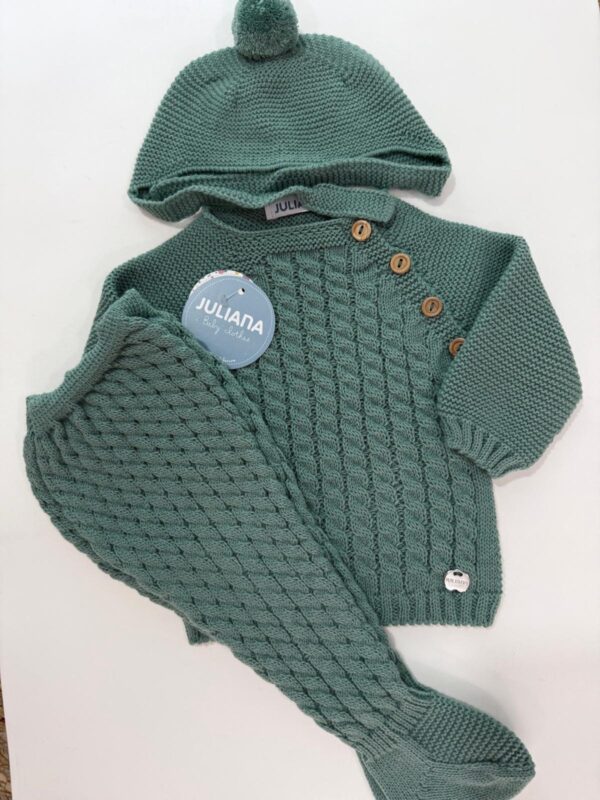 Conjunto 3.P PUNTO TRENZA  LANA - Imagen 7