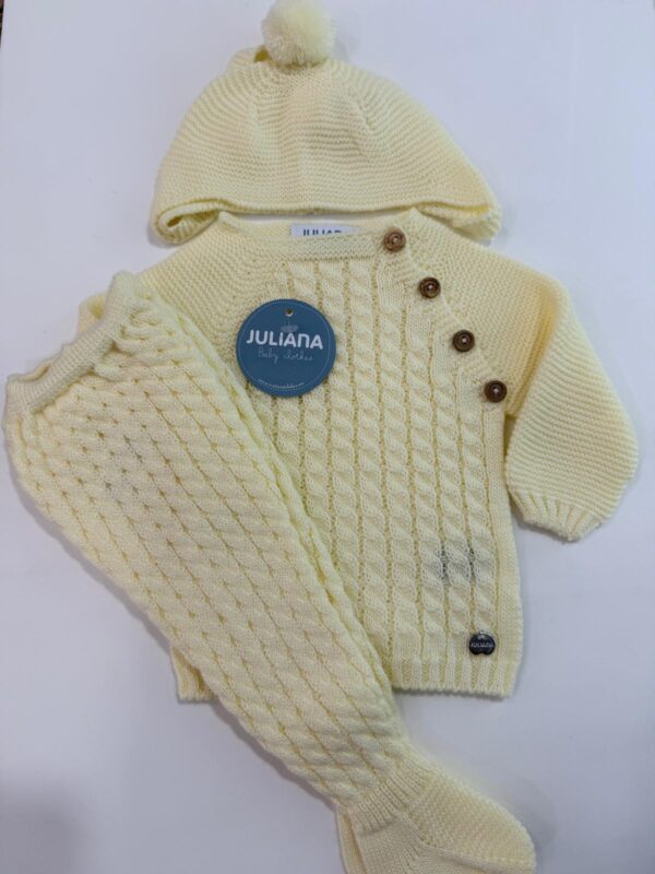Conjunto 3.P PUNTO TRENZA  LANA - Imagen 3