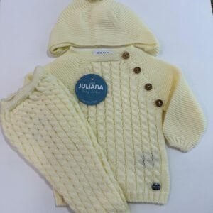 Conjunto 3.P PUNTO TRENZA  LANA