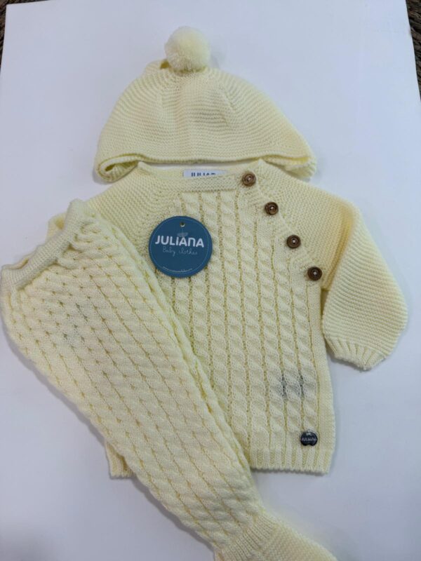 Conjunto 3.P PUNTO TRENZA  LANA