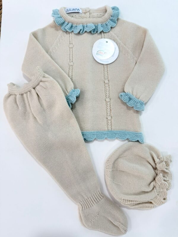 Conjunto 3P. Tachones lana