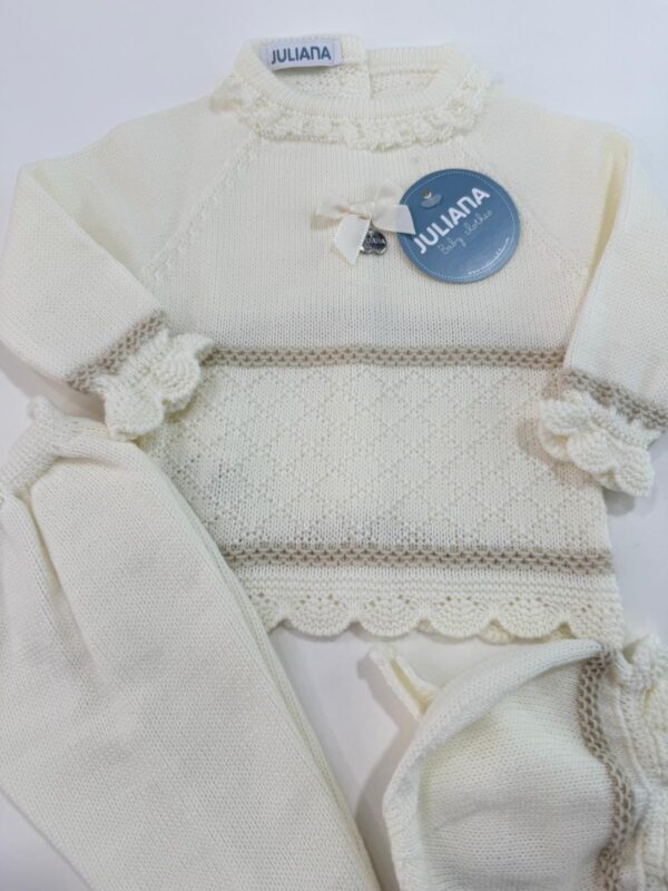 Conjunto 3.P  ROMBOS VASTAS LANA - Imagen 3