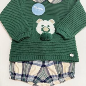 Conjunto pantalon jersey lana
