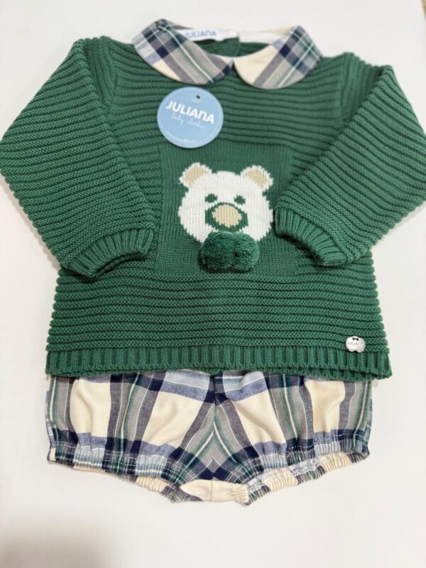 Conjunto pantalon jersey lana