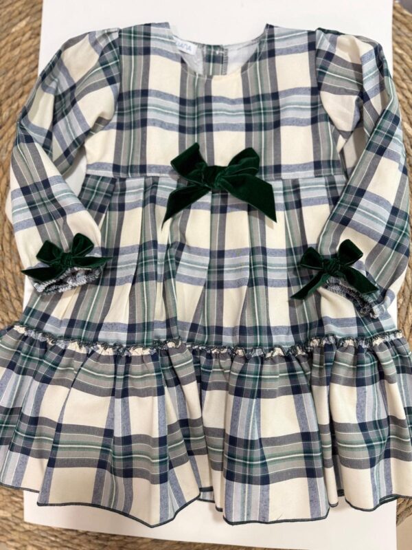 Vestido 2. VOL CUADROS LAZO