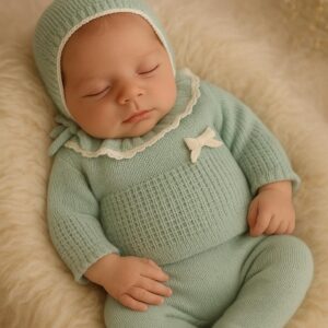 Traje 3P Canesú con capota "SUEÑO EMPOLVADO"