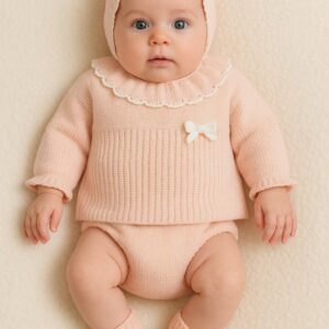 TRAJE 4P CORTO PUNTO, CAPOTA Y PATUCOS "SUEÑO EMPOLVADO"