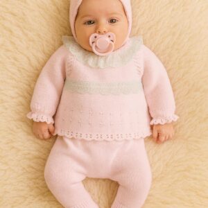 Traje 3P Canesú puntilla muselina "SPECIAL MUSELINA"