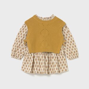 Vestido con chaleco bebé