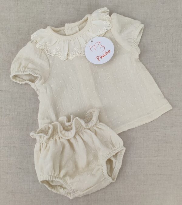 Conjunto bebé bambula plumeti  100% Algodón - Imagen 3