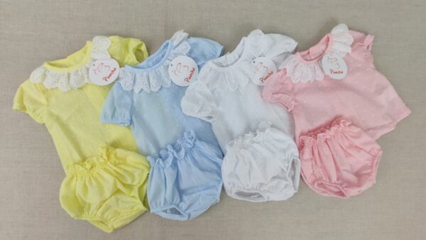 Conjunto bebé bambula plumeti  100% Algodón - Imagen 4