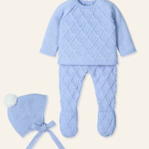 Traje 3P Canesú menguado aranes "CIELO INVERNAL"