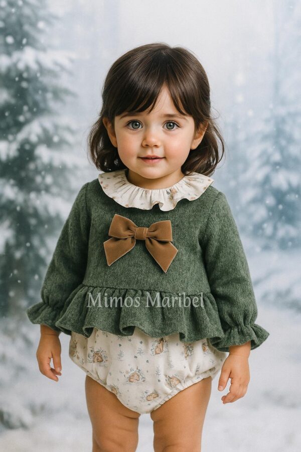 Conjunto baby niña Familia ANGORA
