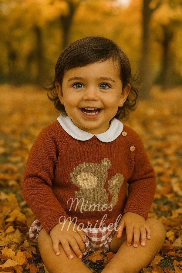 Conjunto baby 3 piezas calabaza - Imagen 7