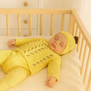 Traje 3P Canesú pasacintas a mano "ABETOS NECTAR"