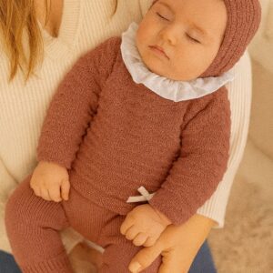 Traje 3P Canesú cuello plumeti "LIBERTY PASTEL"