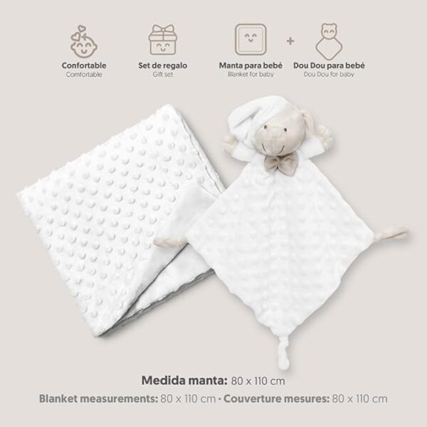 INTERBABY MANTA BURBUJA+DOUDOU OSITO - Imagen 5