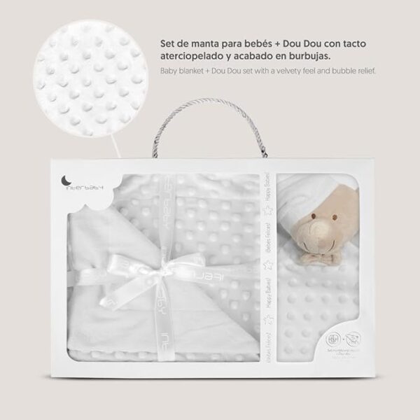 INTERBABY MANTA BURBUJA+DOUDOU OSITO - Imagen 4