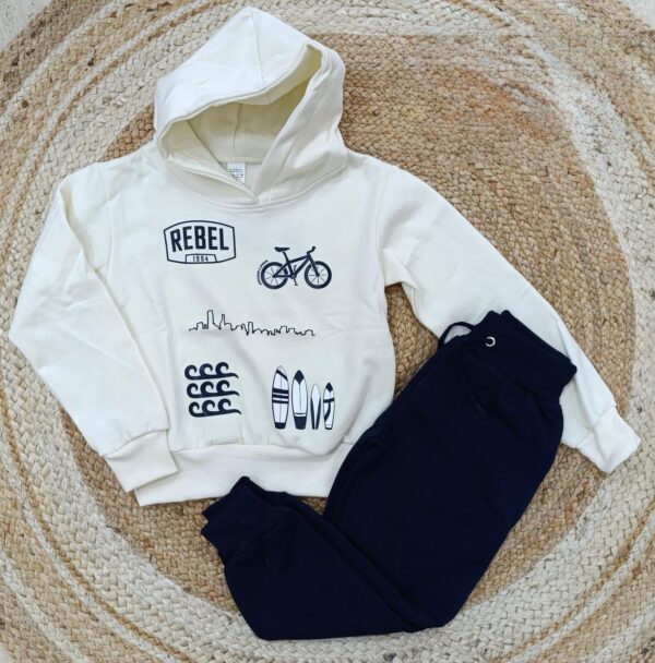 Chandal con capucha 2 piezas