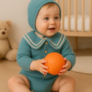 Pelele con gorro nono combinado