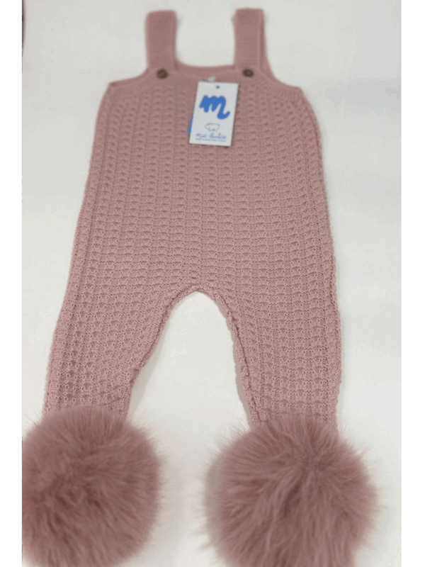 Peto punto con pompones ECO "FLEUR VINTAGE " - Imagen 2