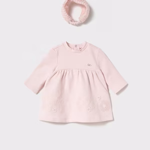 Vestido felpa y diadema