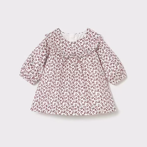 Vestido terciopelo estampado