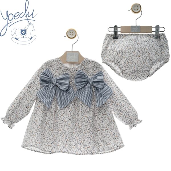 Vestido bebe con braguita familia SEDA