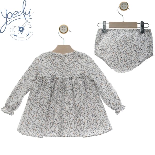 Vestido bebe con braguita familia SEDA - Imagen 2