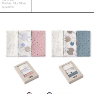 Set 3 mini muselinas TOUS