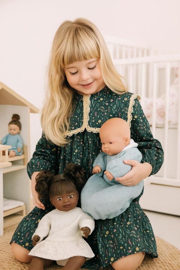 Vestido infantil estampado