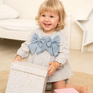 Vestido bebe con braguita familia SEDA