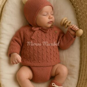 Traje 4P Corto trenzas gruesas "NIZA ARCE"