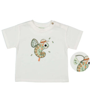 Camiseta m/c apliques play