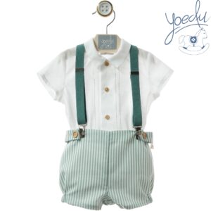 Conjunto bebe tirantes familia ARTESANIA