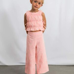 Conj. pantalon largo bordado