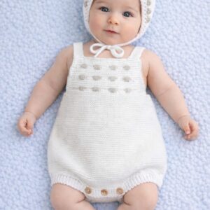 Ranita punto bebe con capota ( Garbanzos )