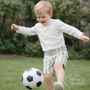 Traje niño pantalon bermuda familia MINARAI