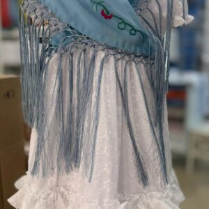 Traje de flamenca bebe perforado