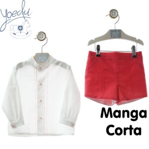 Conjunto bebe manga corta familia BASIJA