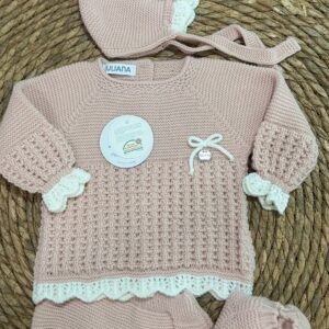 CONJUNTO BRAGA PUNTO EMPIECE RECOGIDAS BOTAS