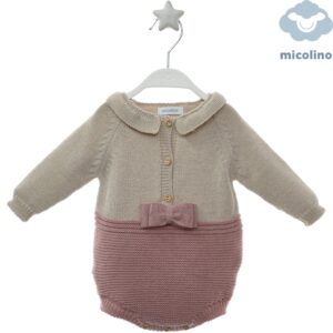 Body bebe punto bicolor micolino
